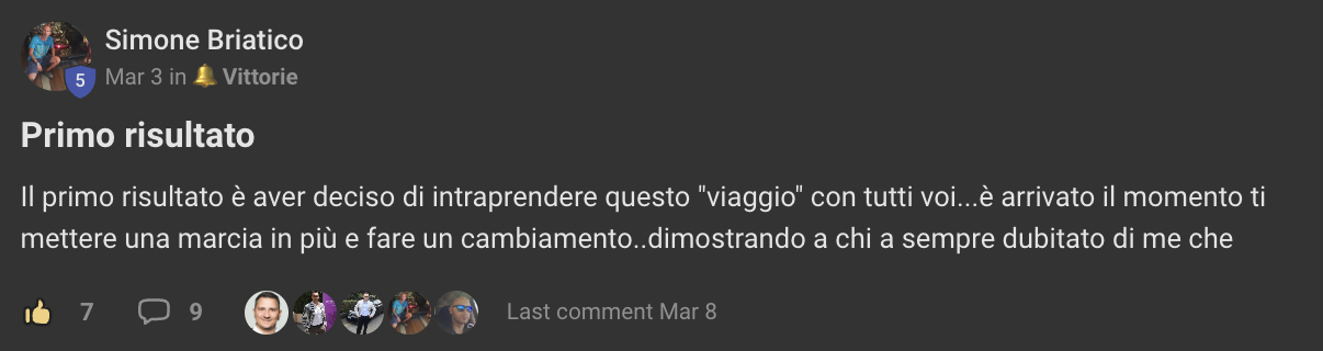 Risultato cliente Marketing Insieme